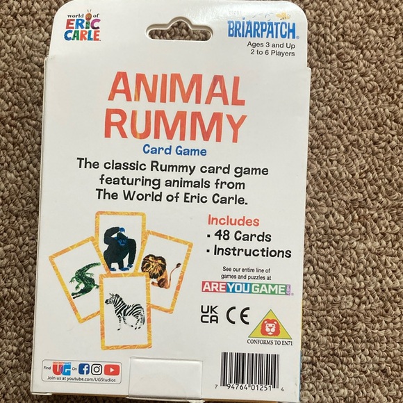 Animal Rummy card game-world of Eric Carle - Picture 3 of 5
